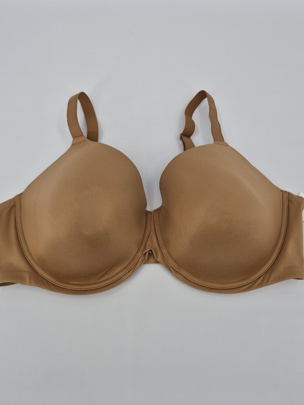 NWT Auden 46DD Superstar Lightly Lined Full Coverage T-Shirt Bra Brown Underwire